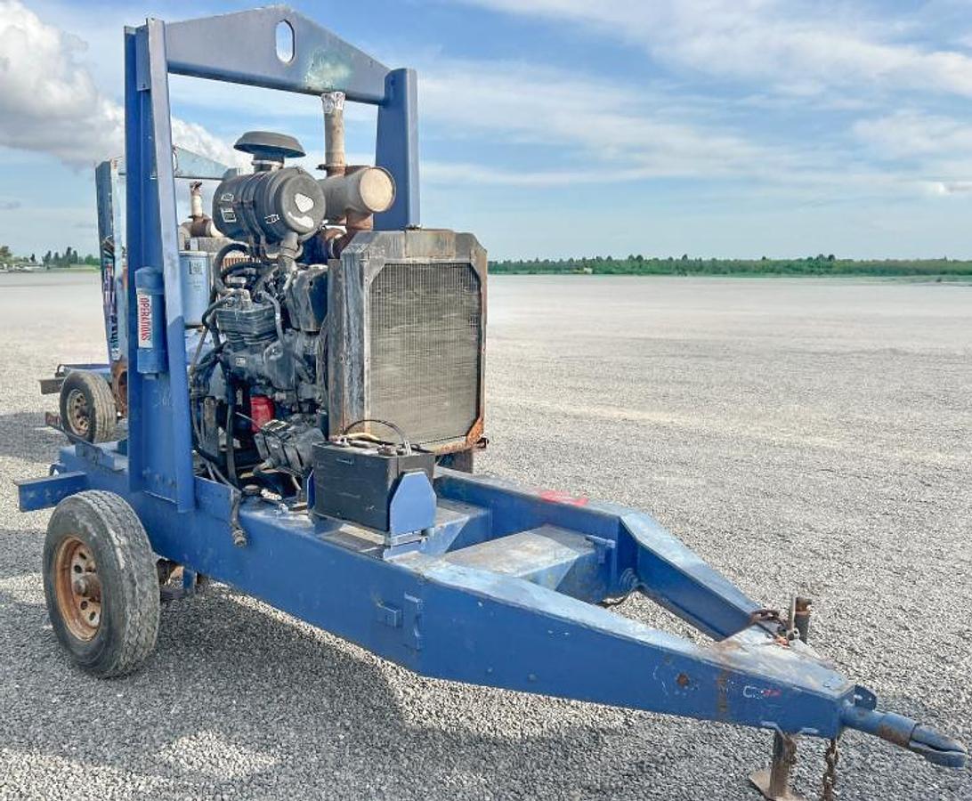 Used John Deere PAGD60-4045T PSO Trailer-Mounted Water Pump