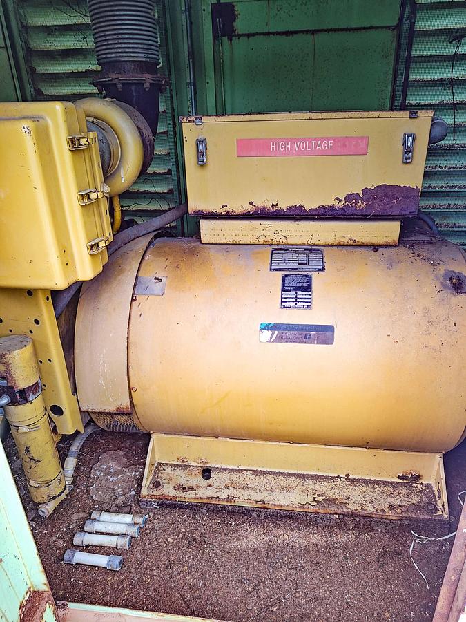 Used Caterpillar powered 500 KW Kato generator