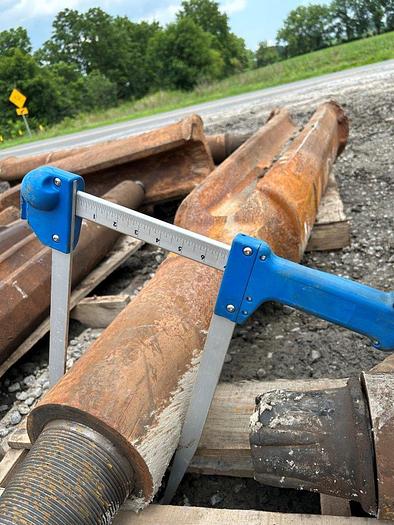 Used 76" Cable Tool Drill Chisel