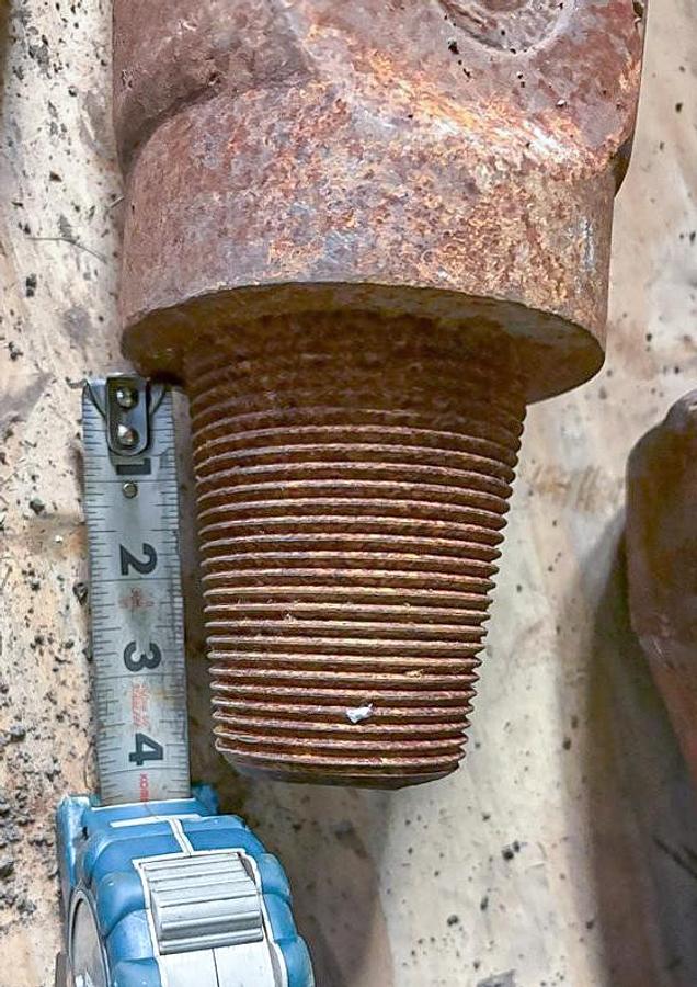 Used 7-1/2" Chisel Bit for Cable Tool Well Drill Rig