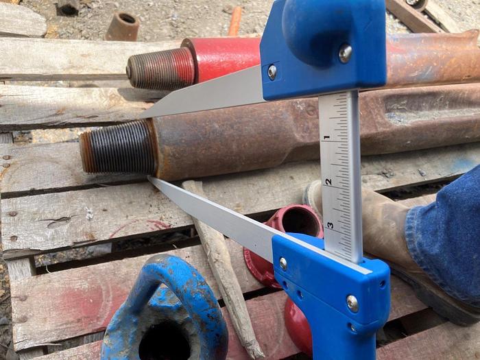 Used Chisel Bit 5-3/5" x 35" for Cable Tool