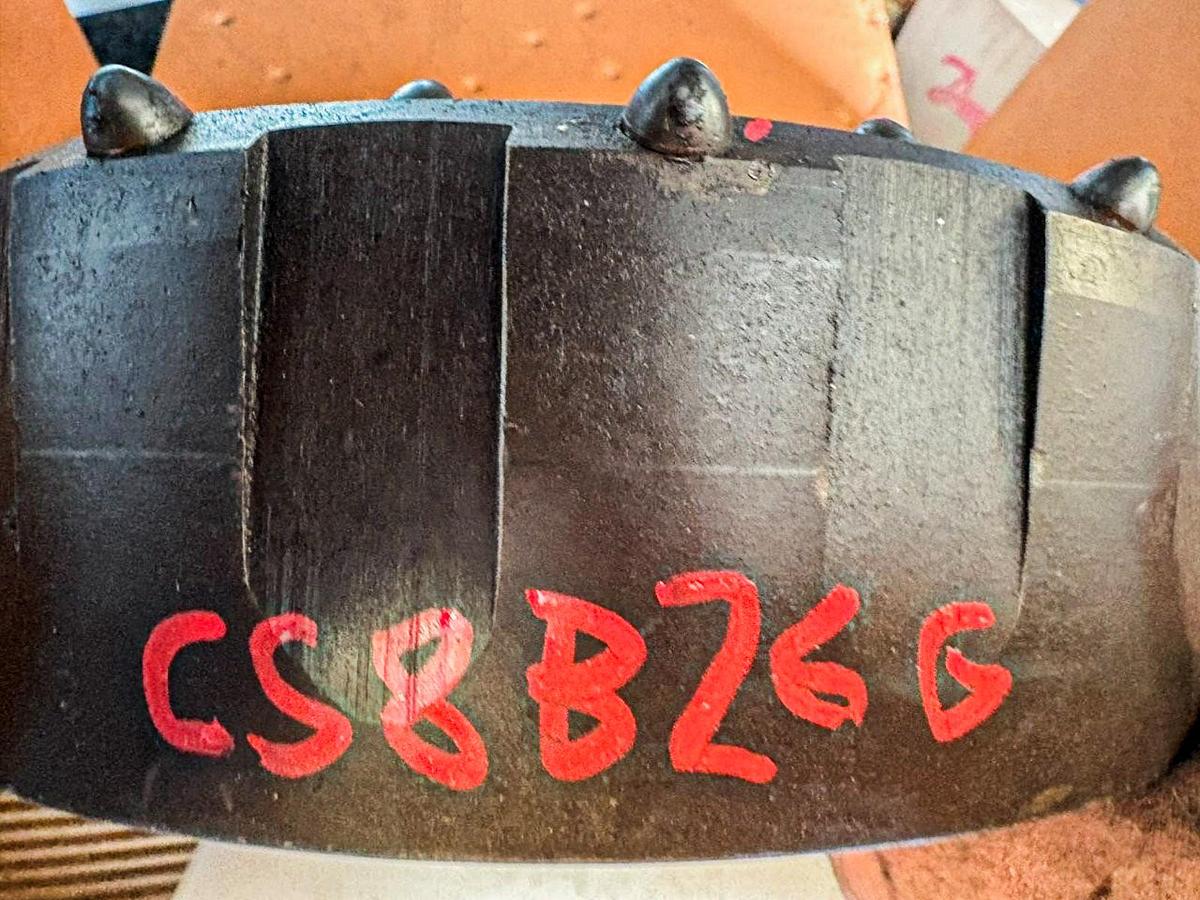 8" Dual Rotary Casing Shoe – 26 Ballistic Buttons Assembly- Extra Heavy Duty