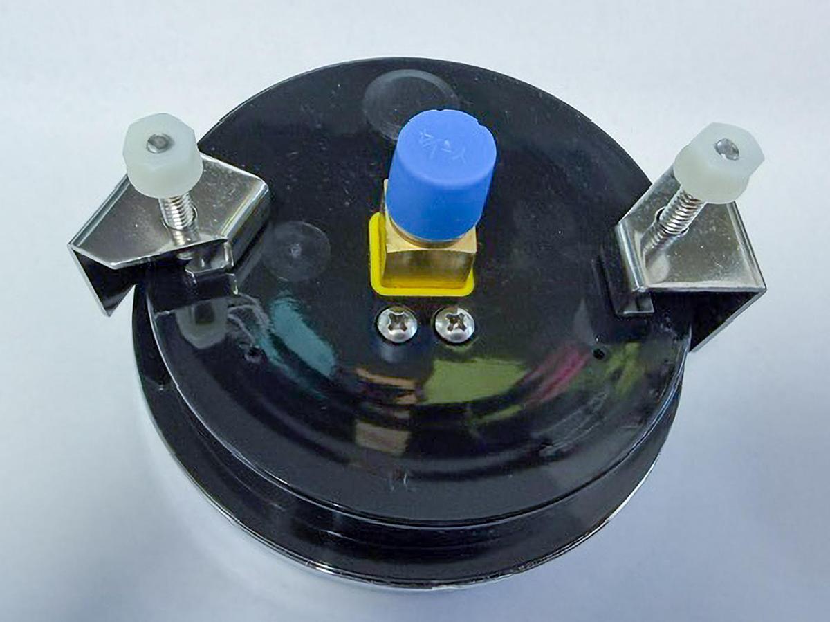 7,500 PSI Liquid-Filled 4" Panel-Mount Pressure Gauge