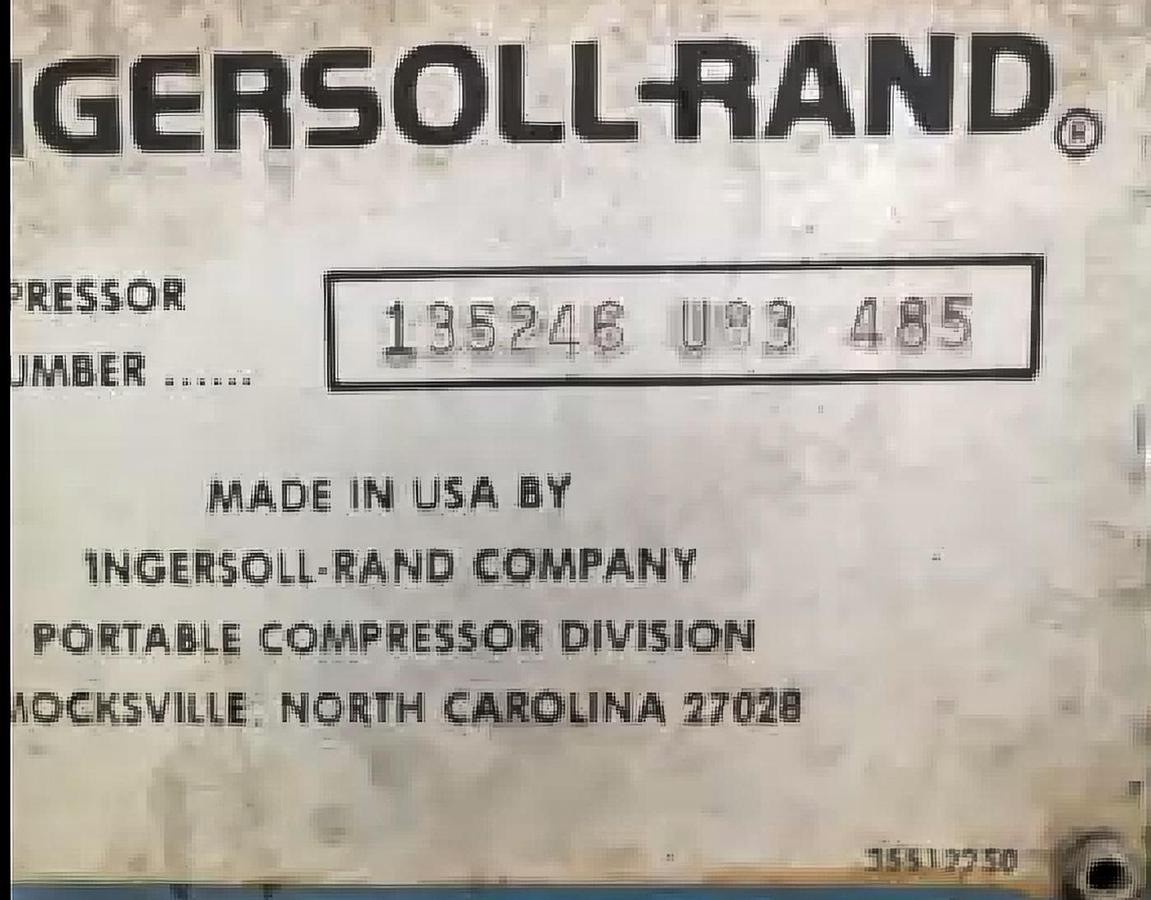 Used Ingersoll-Rand 750/250 Air Compressor