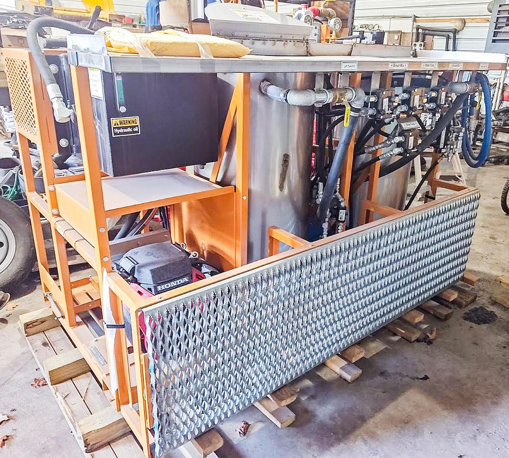 Geo Loop 2022 30-500 Gas Grout Pump with Separate Hose Reel Spool