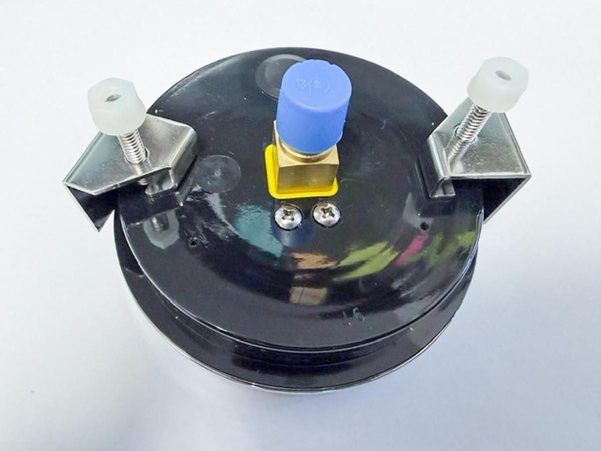 5,000 PSI Liquid-Filled 4" Panel-Mount Pressure Gauge