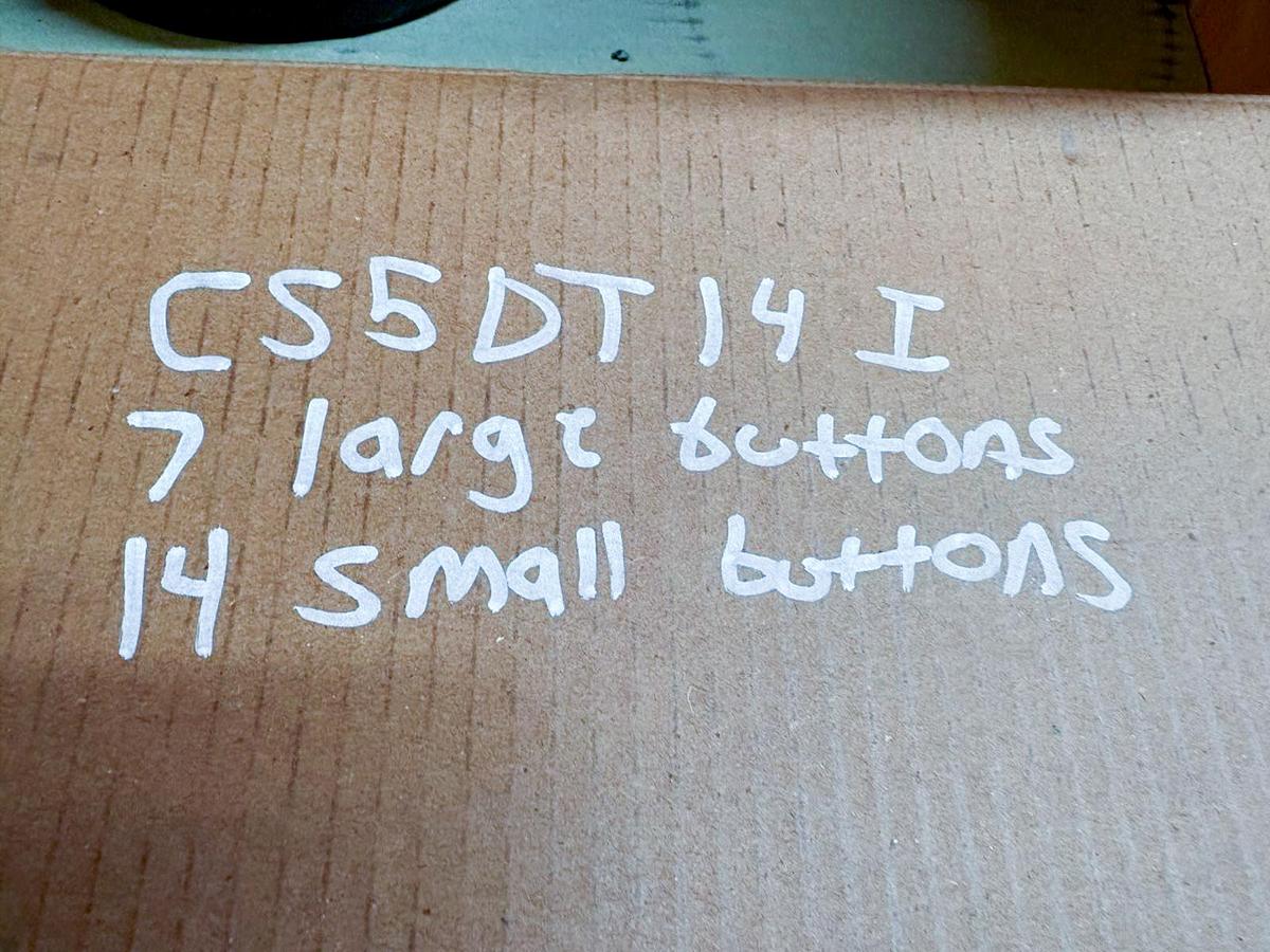 5" Dual Rotary Shoe – 14 Domed Button Assembly
