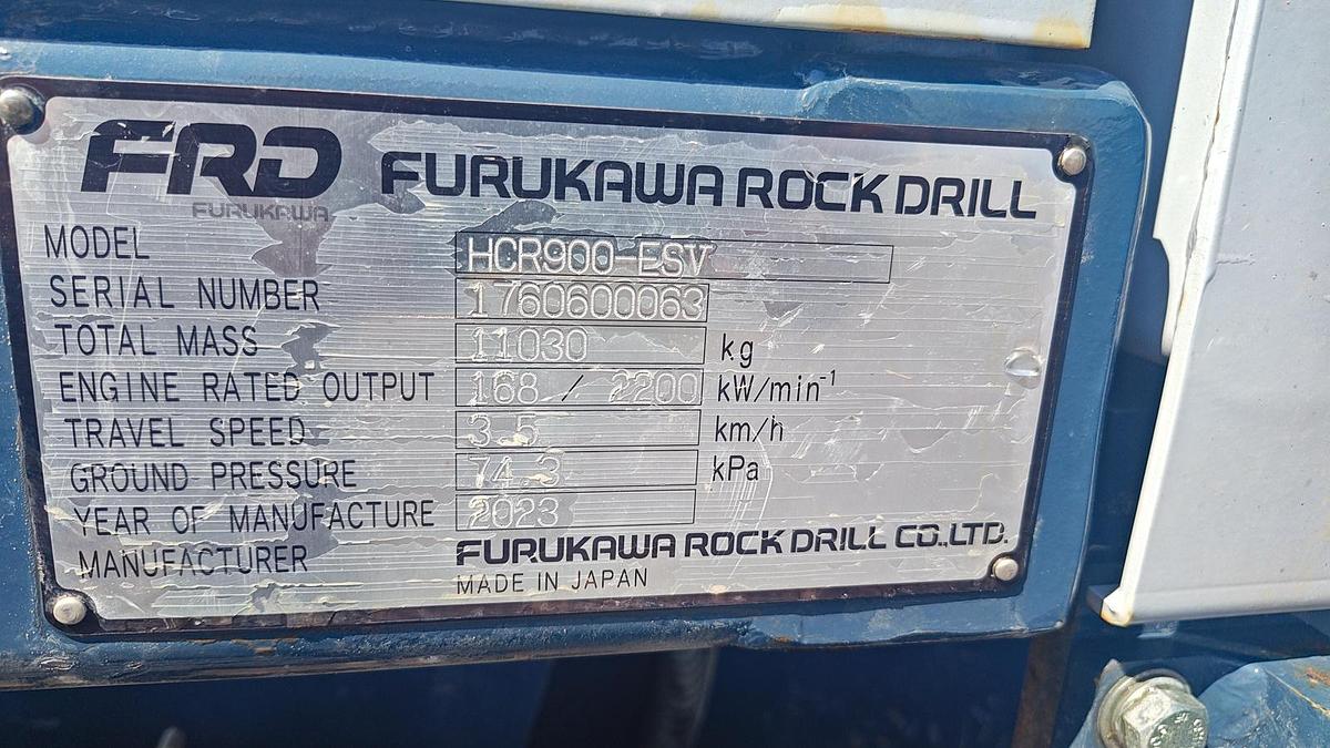 Used 2025 Furukawa HCR 900 ESV Drill Rig