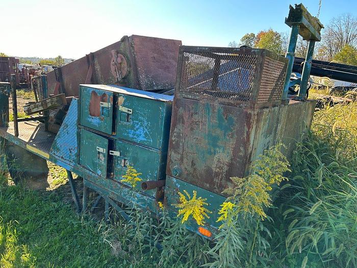 Used Mobile Drill Rig Base / Truck Utility Body