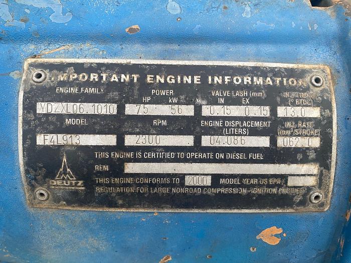 Used Deutz F4L913 Diesel Engine