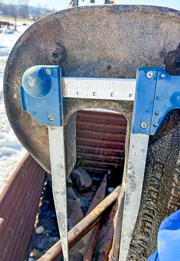 Used Keystone Driller Co. Left Hand Drilling Tool Wrench  (4-1/4" x 57" Claw End Style J-Wrench