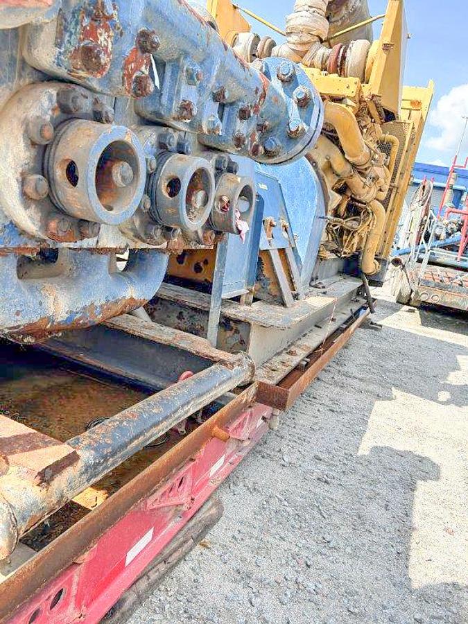 Used Gardner Denver PZ-7 (PZG) Triplex Drilling Mud Pump.