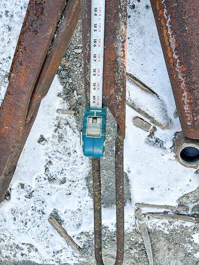 Used 3-1/2" Dart Valve Bailer For Cleaning Wells With Cable Tool Drill Rig Or Pump Hoist Truck.