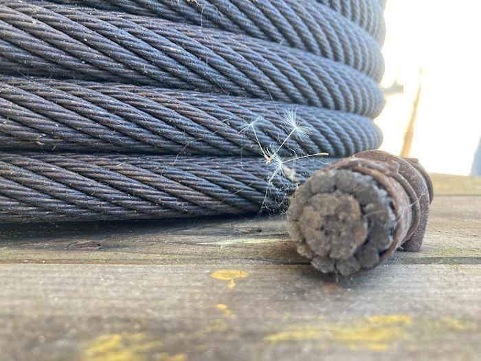 Used MacWhyte 5/8" Drilling Line Wire Rope Cable