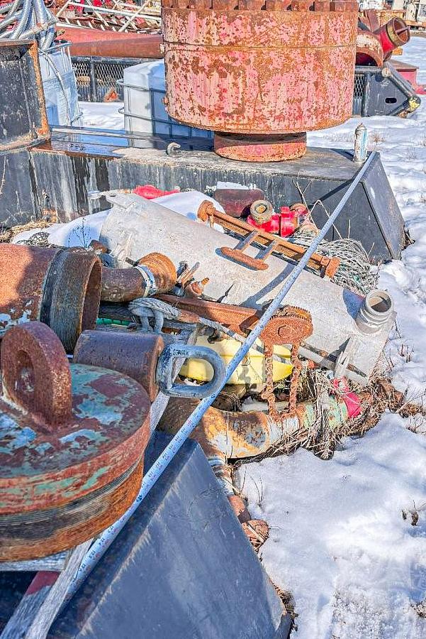 Used Schramm T130 Sub Base, GenSet House Drilling Equipment