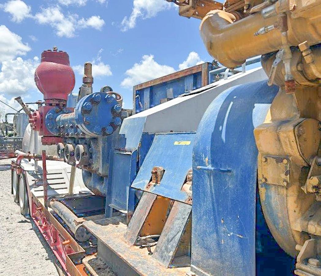 Used Gardner Denver PZ-7 (PZG) Triplex Drilling Mud Pump.