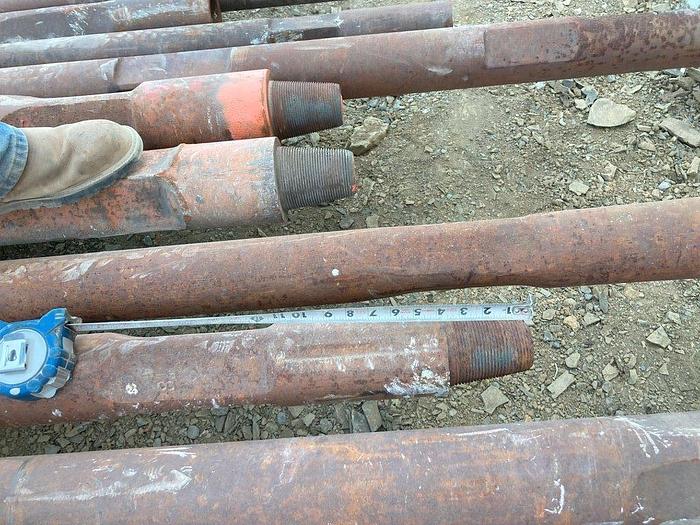 Used 212" Ring Stem Steel Bar Rod for Cable Drill