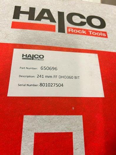 Used Halco (Strickforce6) IR DHD 360 Shank 9-1/2” Head Hammer Bit