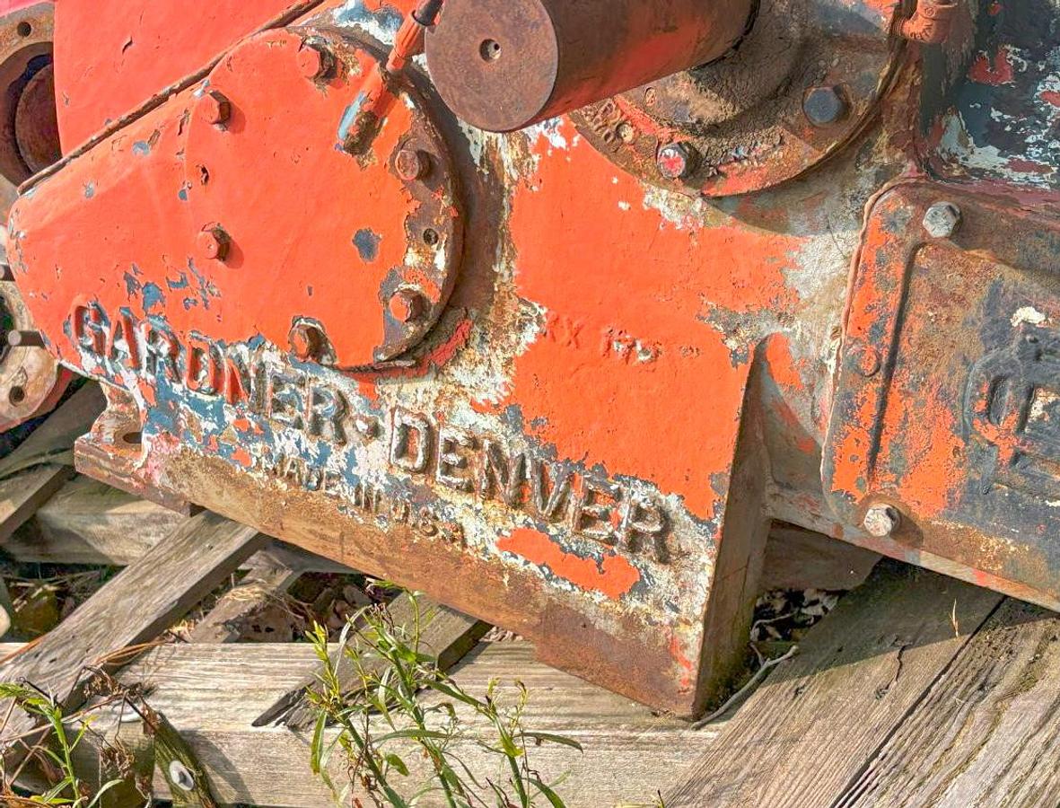 Used Gardner Denver FXX 172 Gear End from FCFXXU 5x8 Duplex Mud Pump