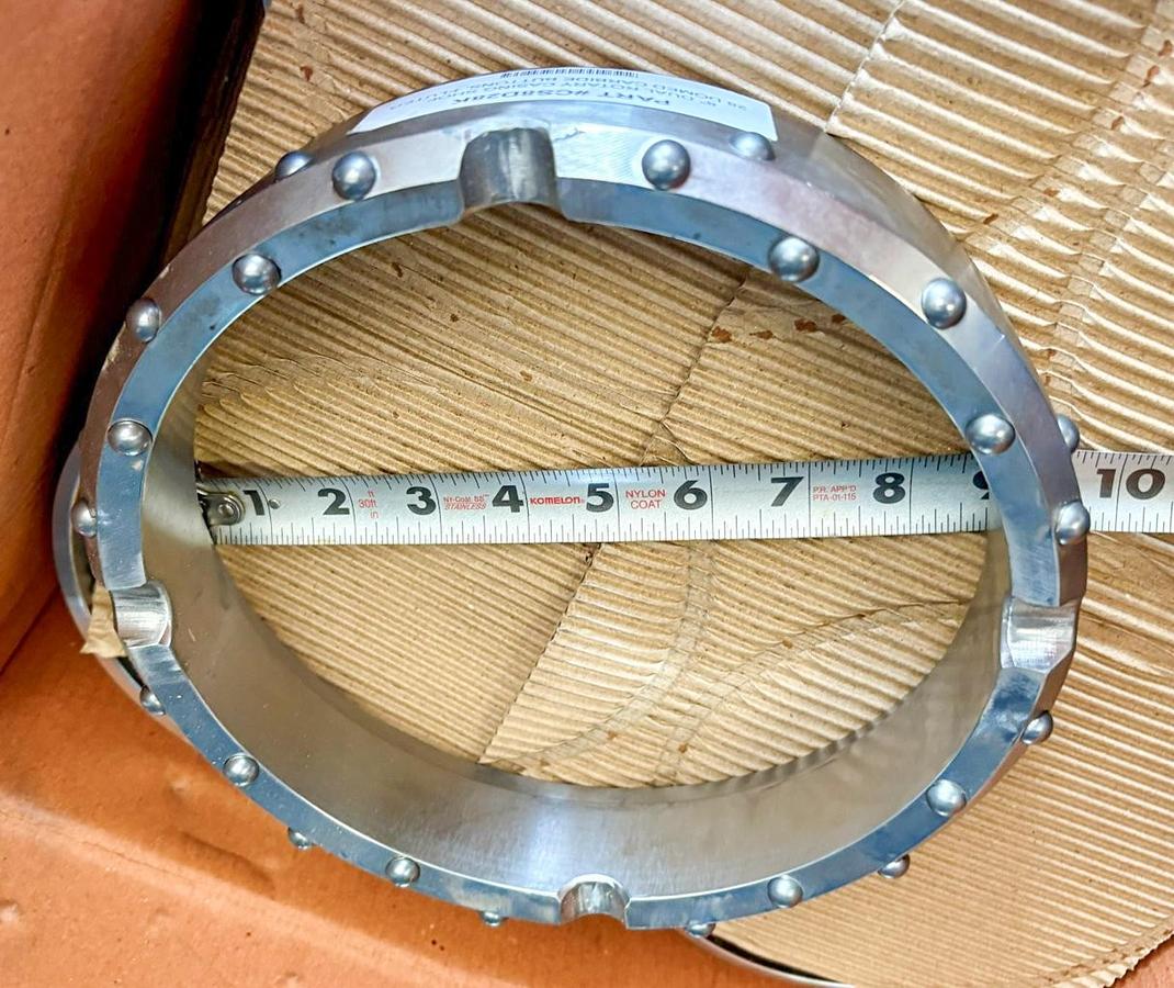Used 8" HD Dual Rotary Casing Shoe – 28 Ballistic Buttons Assembly - Fluted