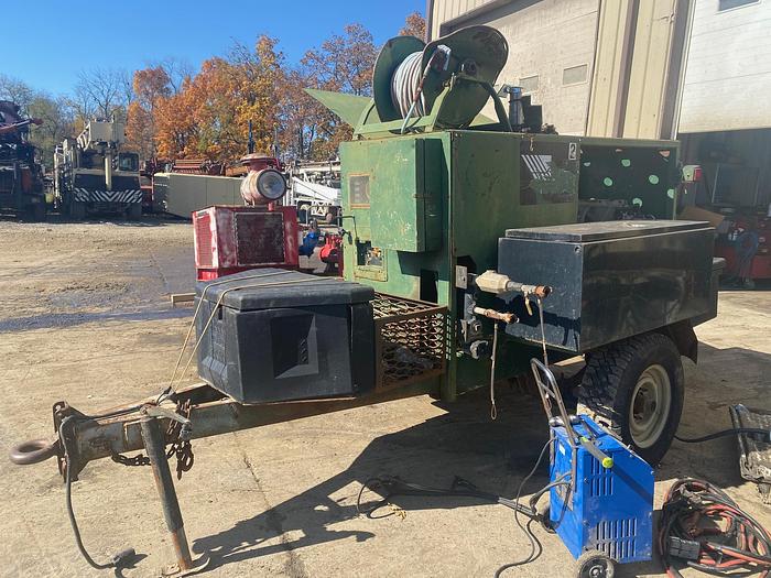 Used Towable Air Loc Mobile Air Compressor