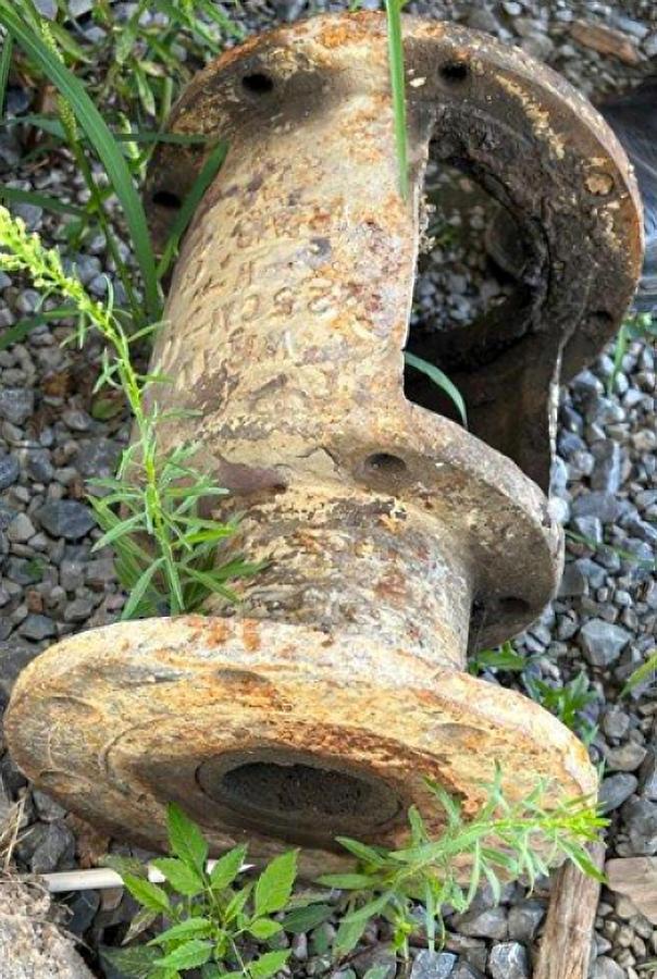 Used Western Rubber 25CM-4 Bonnet / Gooseneck for the 25CM Series Heavy-Duty Water/Mud Swivel.