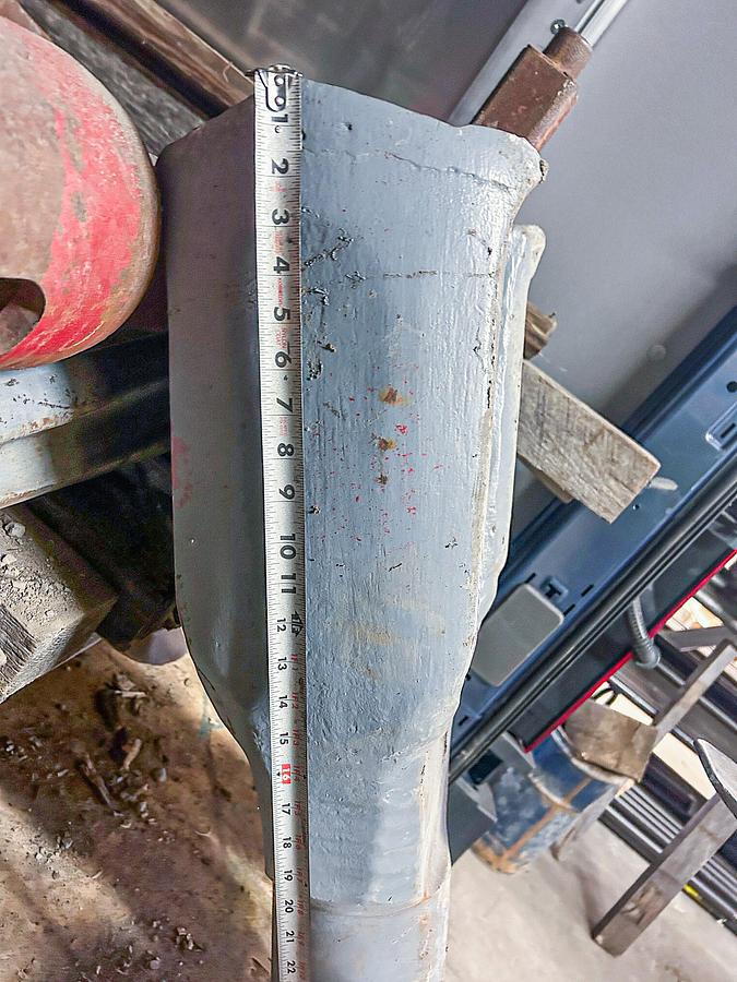 Used 14-1/2" Chisel Bit for Cable Tool Well Drilling Rig.