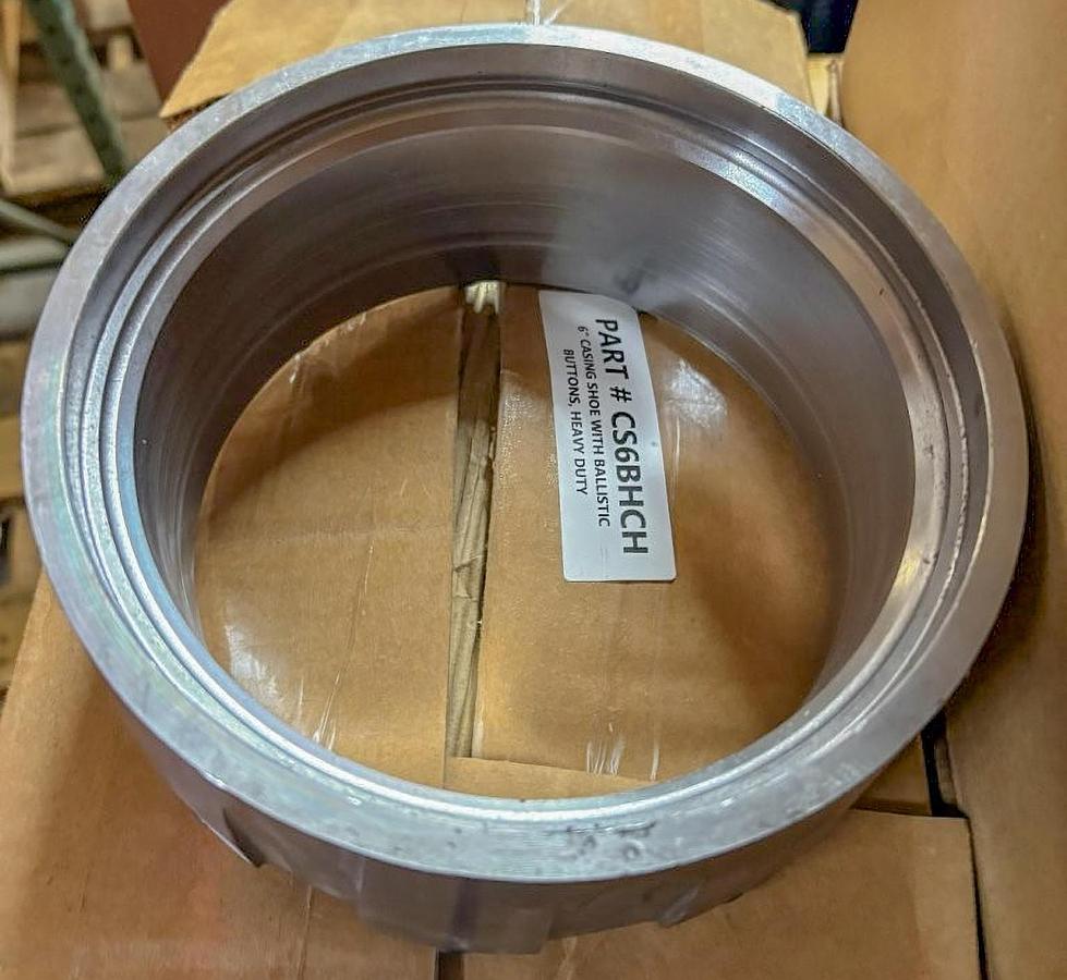 6" Dual Rotary Casing Shoe – 20 Domed Buttons Assembly- Heavy Duty #689-02-HD-D
