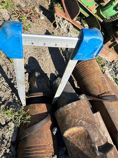 Used 11-3/4" to 12" Twisted Star Cross Chisel Bit for Cable Tool