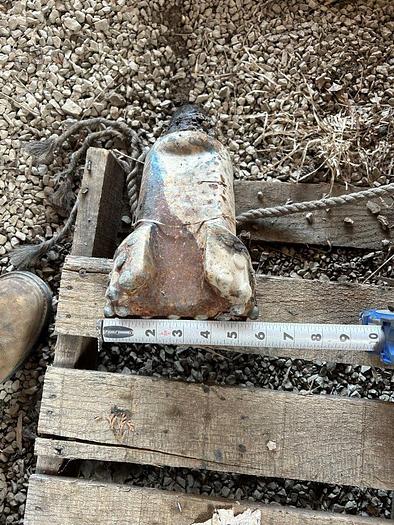 Used 5-3/4" Trident Supreme Flat Face Button Bit