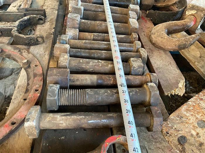 Used Lot of 15 Casing Drive Block Hammer Bolts for Cable Tool
