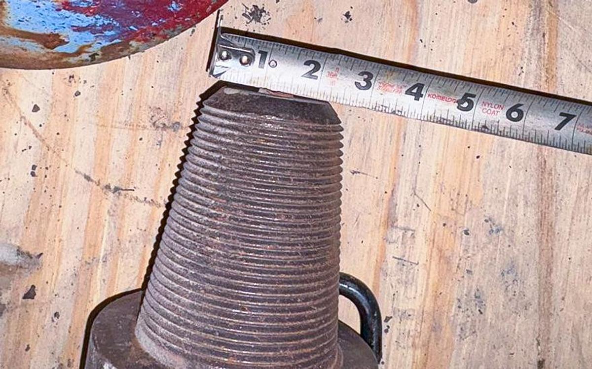 Used Spiral Stabilizer to Run Above 6" Drill Bits on Cable Well Rig String.