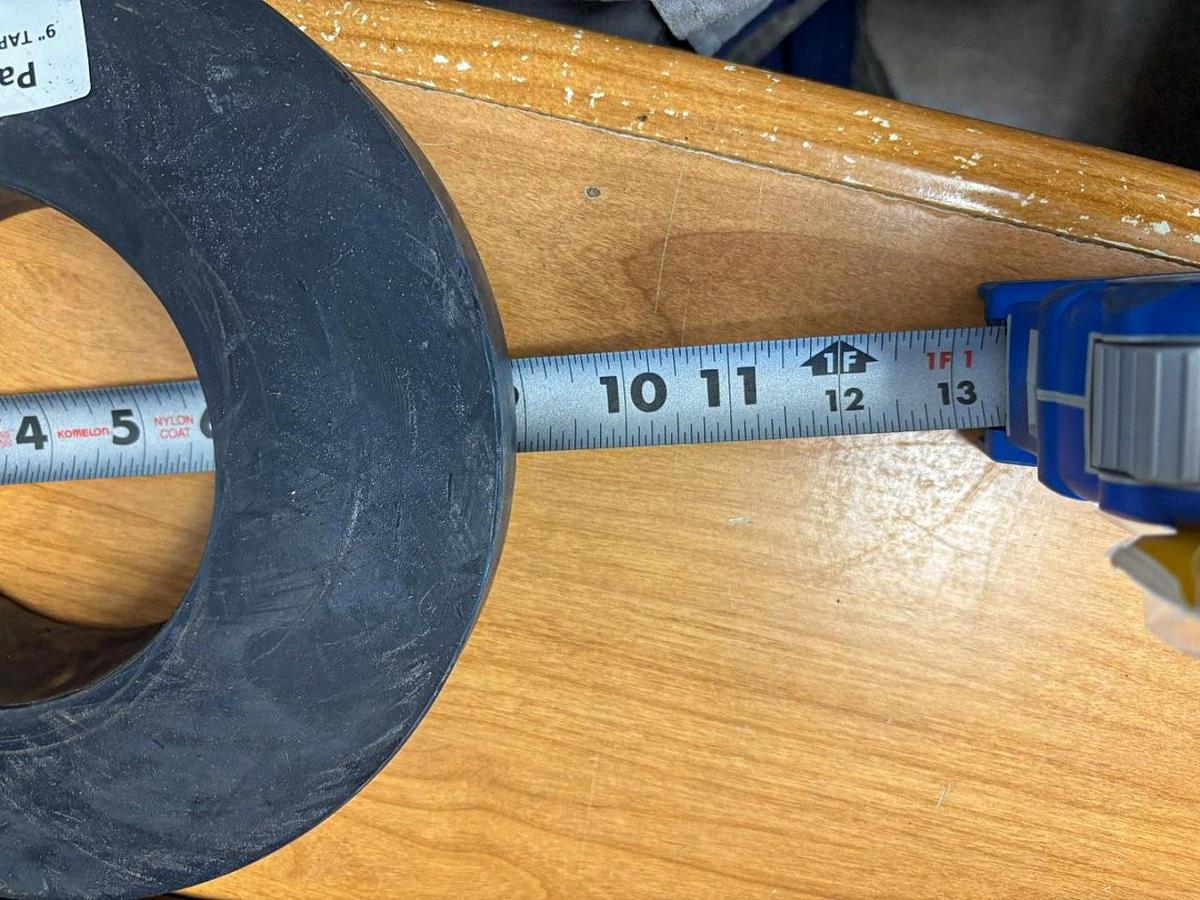 Used Drill Pipe Wiper, Tapered, 9"OD x 4.37"ID, for Use With Diverter Box
