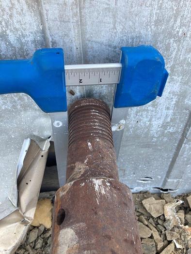 Used Drill Stem with open-side Rope Socket