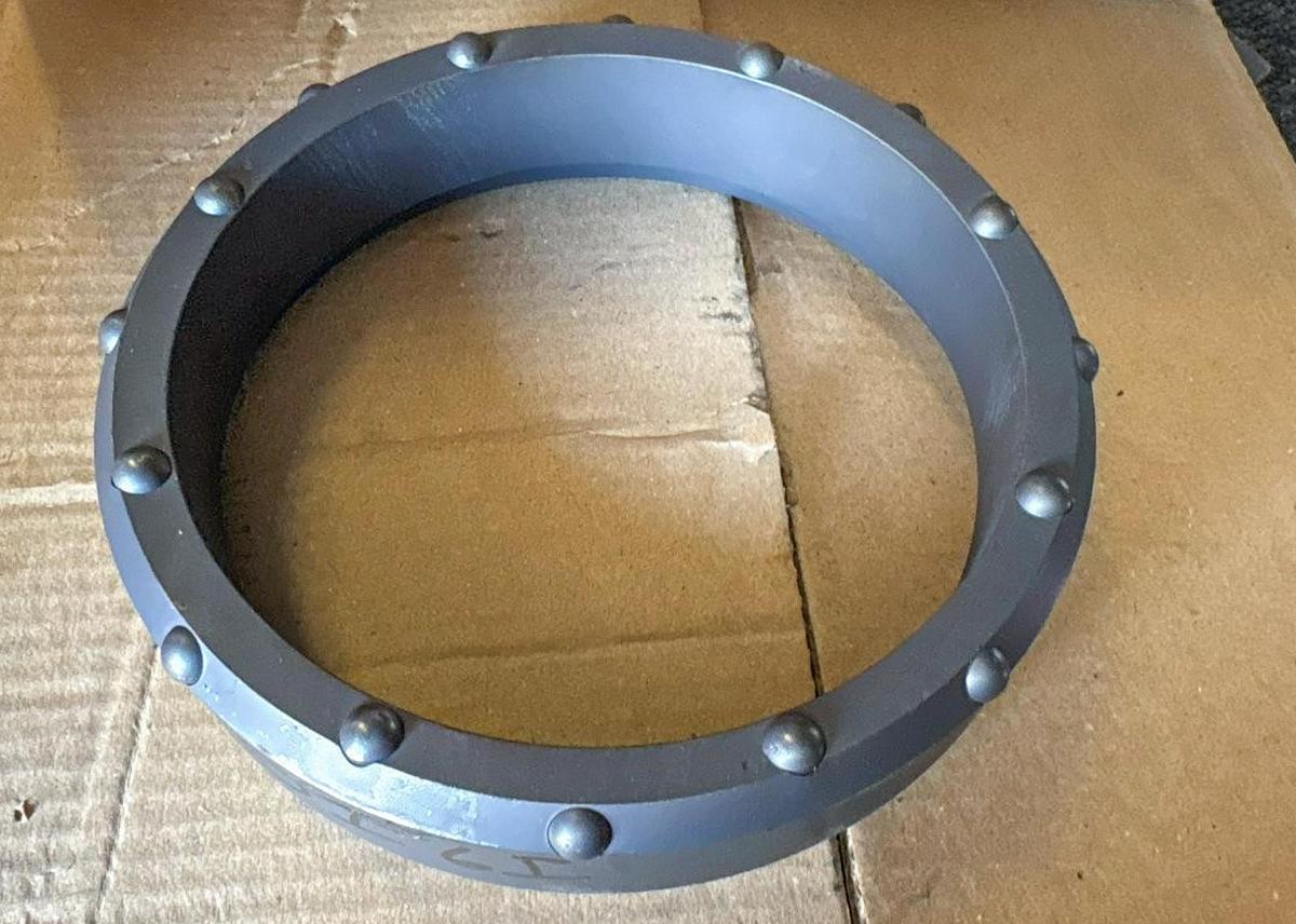 6" Dual Rotary Shoe – 16 Ballistic Button Assembly
