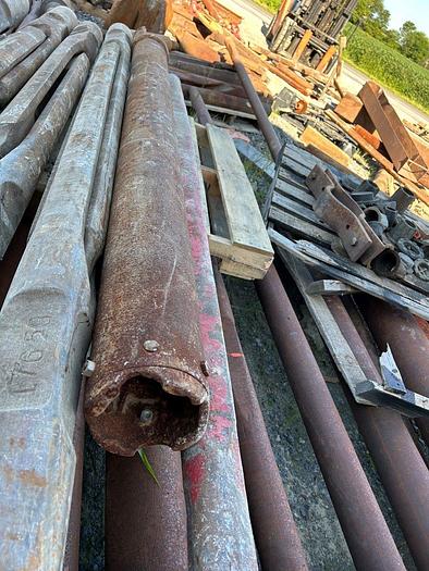 Used 7' Corrugated Bottom Flap Valve Bailer for Cable Tool