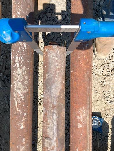 Used 212" Ring Stem Steel Bar Rod for Cable Drill
