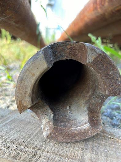 Used 9' Corrugated Bottom Flap Valve Bailer for Cable Tool