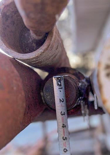 Used Short Drill Stem For 6" Or Larger Diameter Bit, 11 Ft. 6 In. Length, 2-3/4" X 3-3/4" Pin to Box Cable Tool Joints.