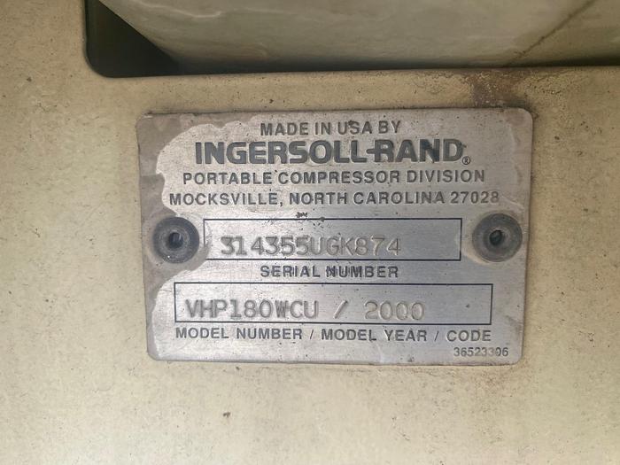 Used 2000 Ingersoll-Rand VHP180WCU Air Compressor