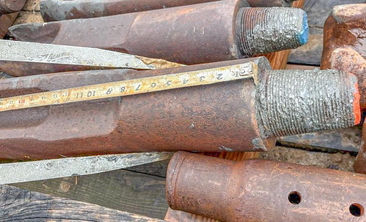 Used 7-3/4" x 30" Cable Tool Chisel Bit