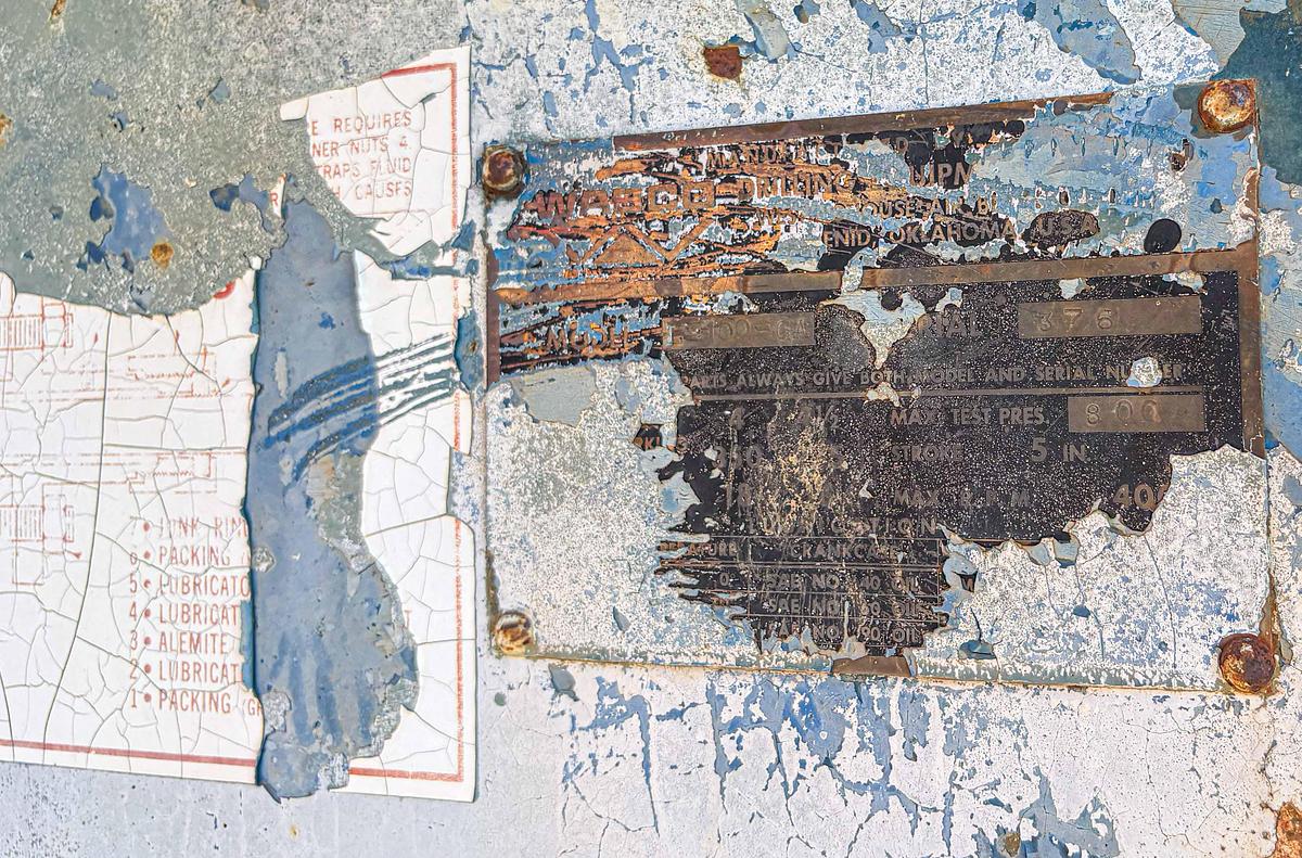 Used Failing L-100-CA 4-1/2" X 5" Duplex-Piston Mud Pump