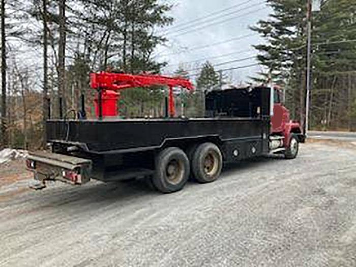 Used Volvo Auto Car Flat Bed Water Truck