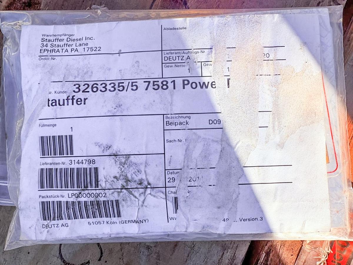 Used Deutz D 914 L06 6-Cylinder Air-Cooled Diesel Engine