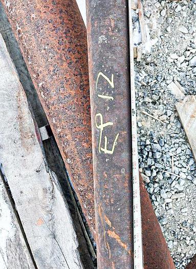 Used 3-1/2" Dart Valve Bailer For Cleaning Wells With Cable Tool Drill Rig Or Pump Hoist Truck.