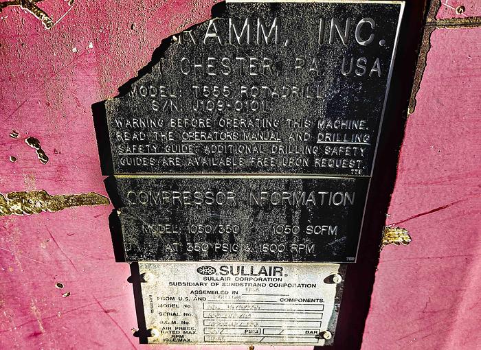 Used 2003 Schramm T555 Drill Rig