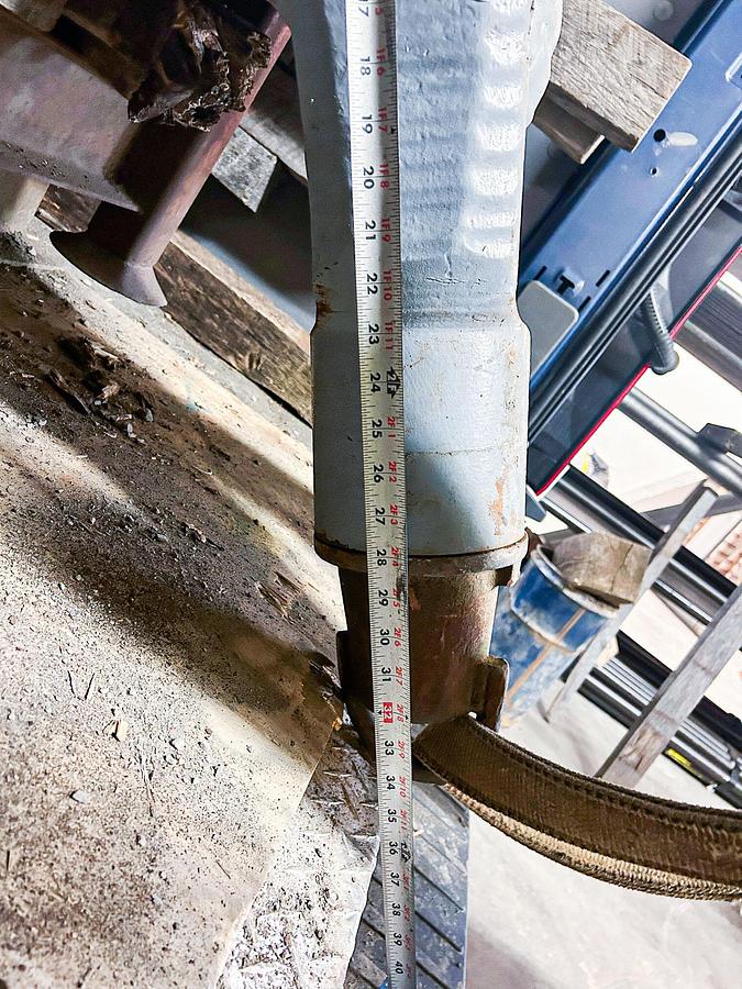 Used 14-1/2" Chisel Bit for Cable Tool Well Drilling Rig.