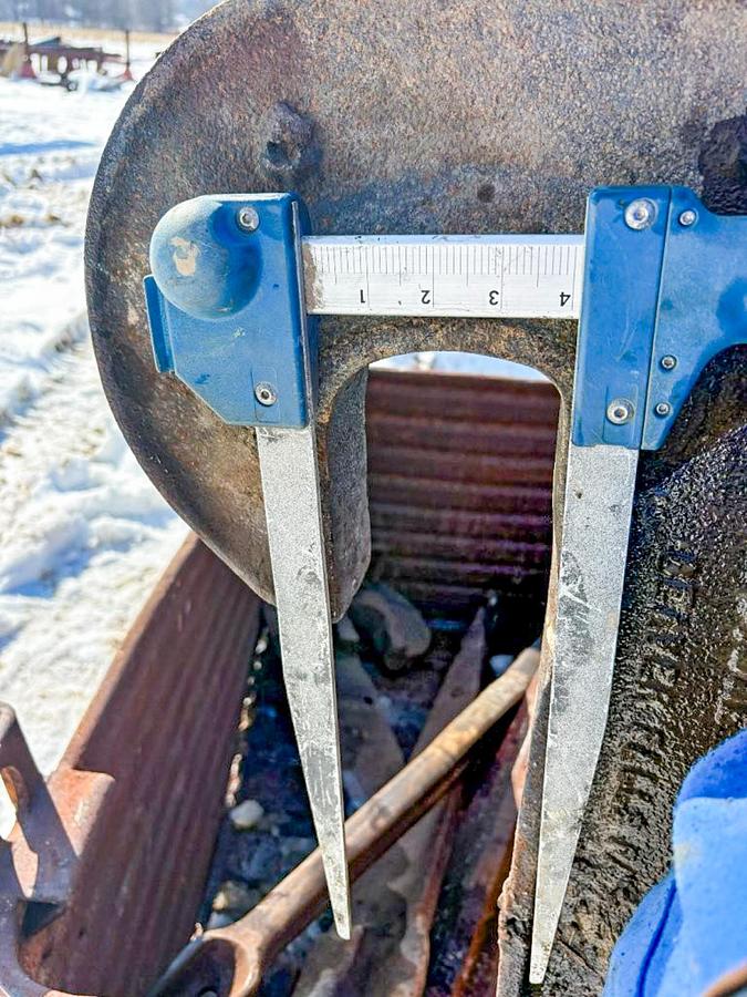 Used Keystone Driller Co. Left Hand Drilling Tool Wrench  (4-1/4" x 57" Claw End Style J-Wrench