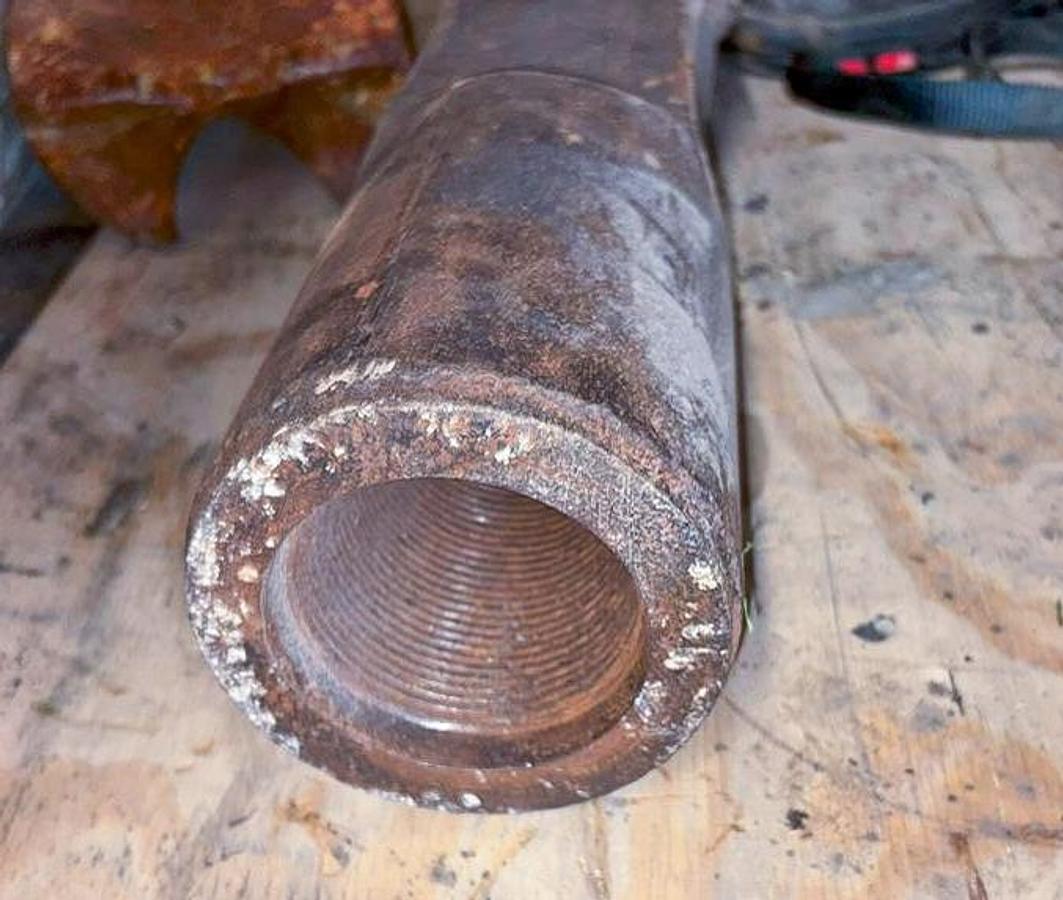 Used Spiral Stabilizer to Run Above 6" Drill Bits on Cable Well Rig String.