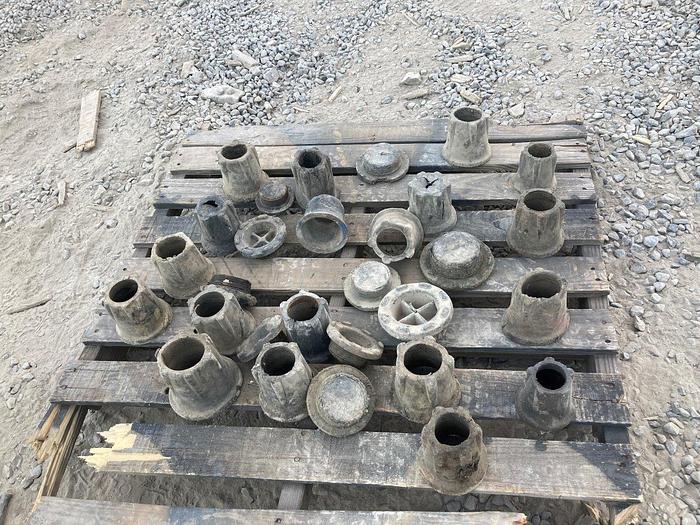 Used Various Sized Rubber Thread Protectors